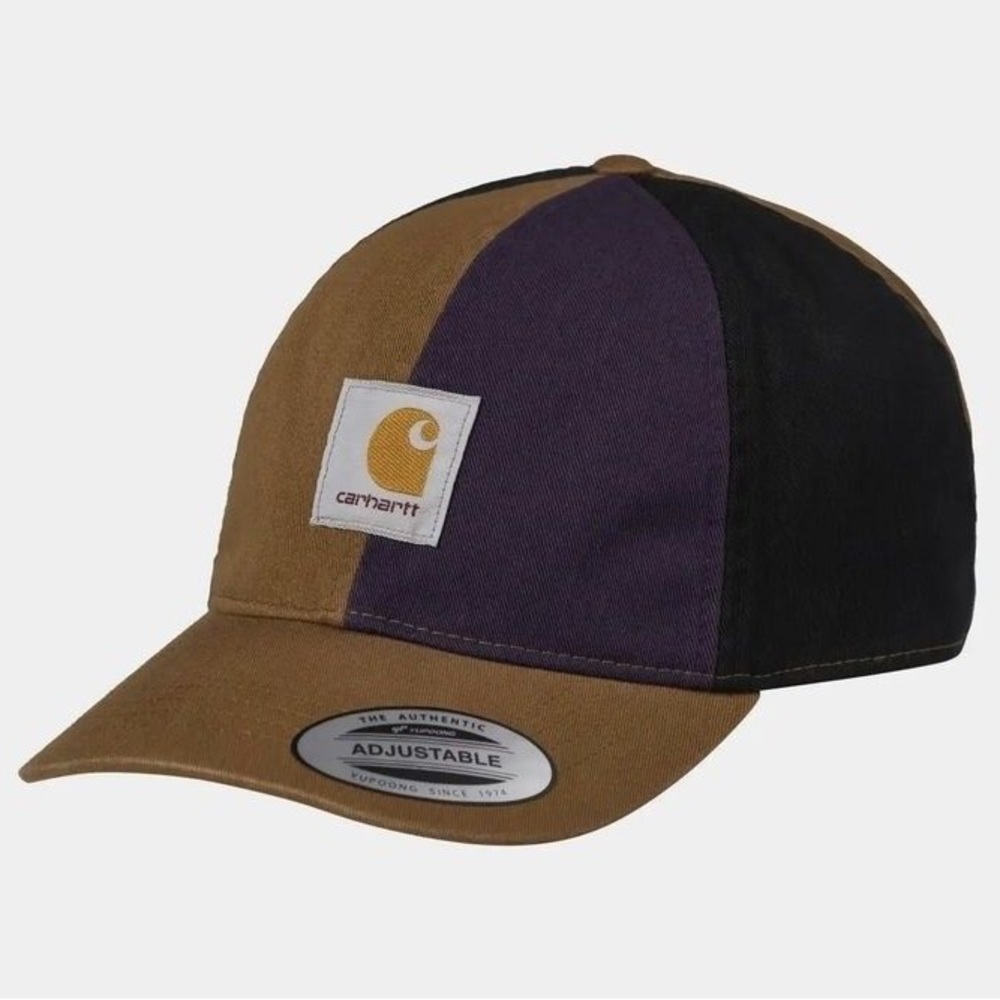 Carhartt WIP Brown and Purple Cap